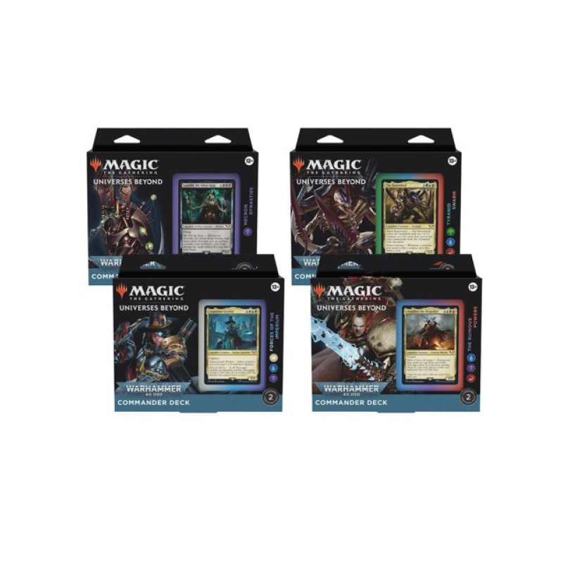 MTG - Warhammer 40,000 (Universes Beyond) - Commander Deck: Set of 4 MTG - Warhammer 40,000 (Universes Beyond) - Commander Deck: Set of 4